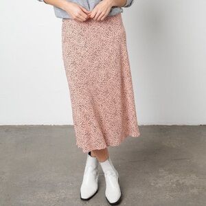 RAILS Anya Rose Spotted Lightweight Midi Skirt